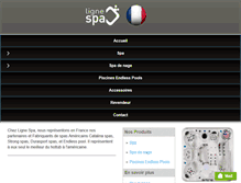 Tablet Screenshot of ligne-spa.fr
